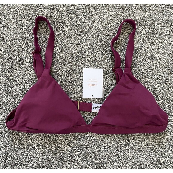 NWT Andie Swim The Caicos Top in Plum NWT Size Large - Picture 6 of 8